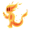 Orange Fire Sprite