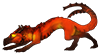 Orange Juvenile Salamander